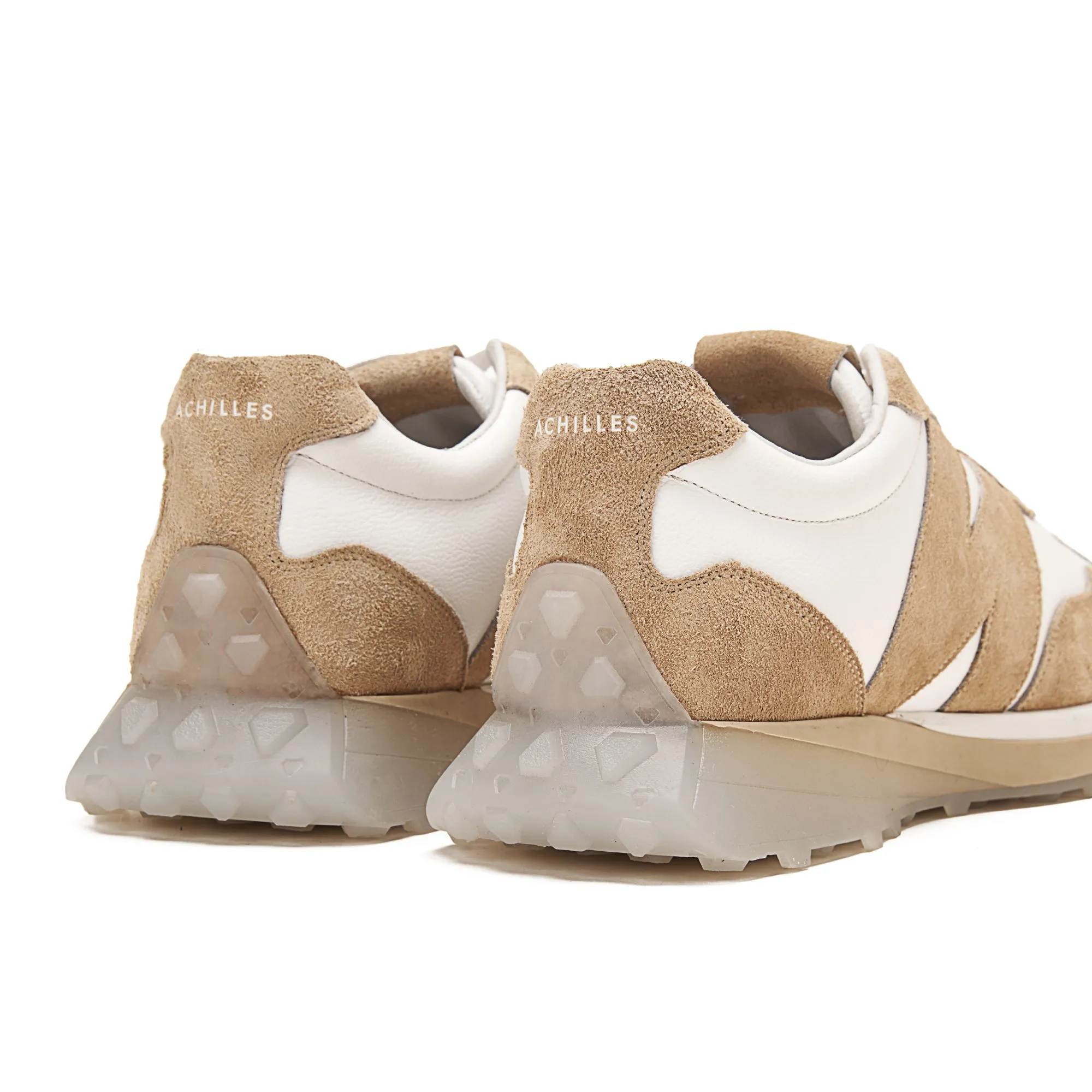 Achilles Signature Pro | Genuine Suede X Leather Sneakers - Beige