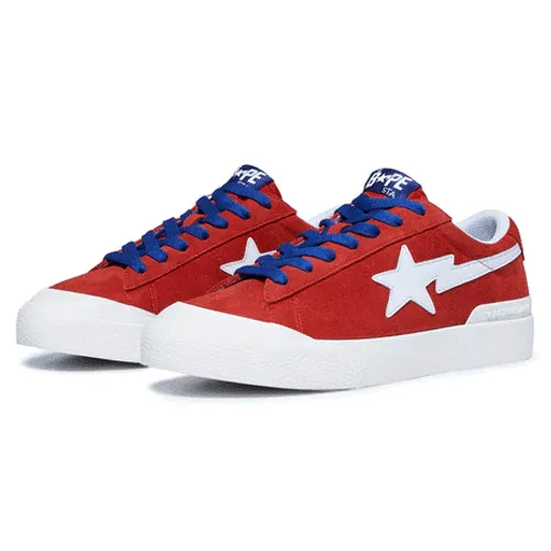 BAPE STA Mid Red Shoes