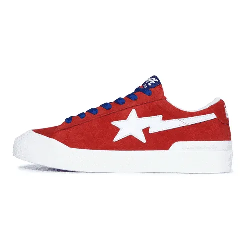 BAPE STA Mid Red Shoes