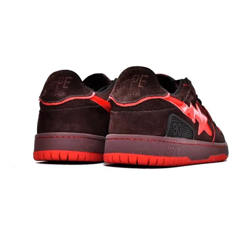 BAPESTA Sk8 Low 93 Black Shoes