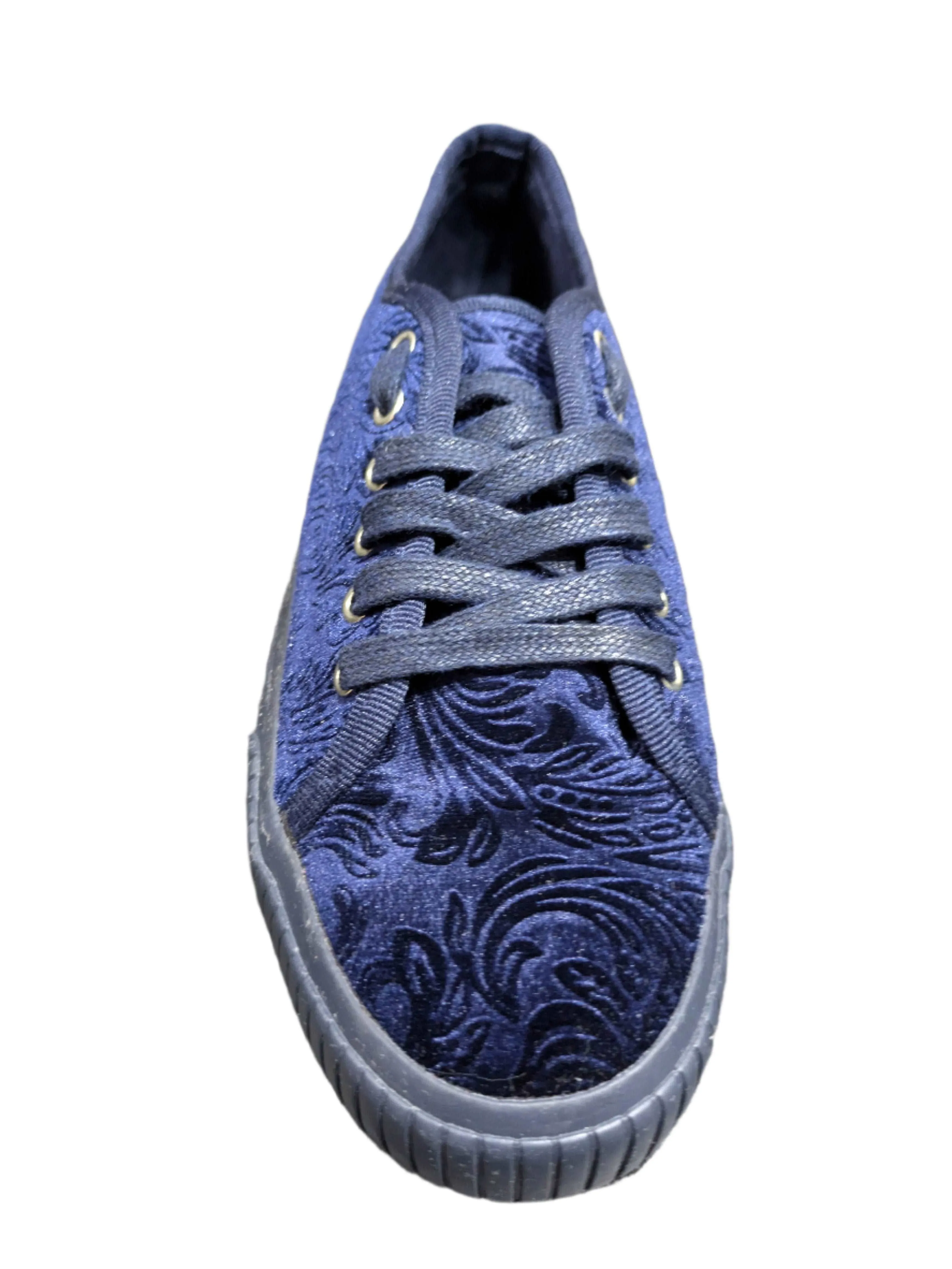 Blue Velvet Eco-Designed Loafer Style Trainers - Size UK 5 / EU 38 / US 7