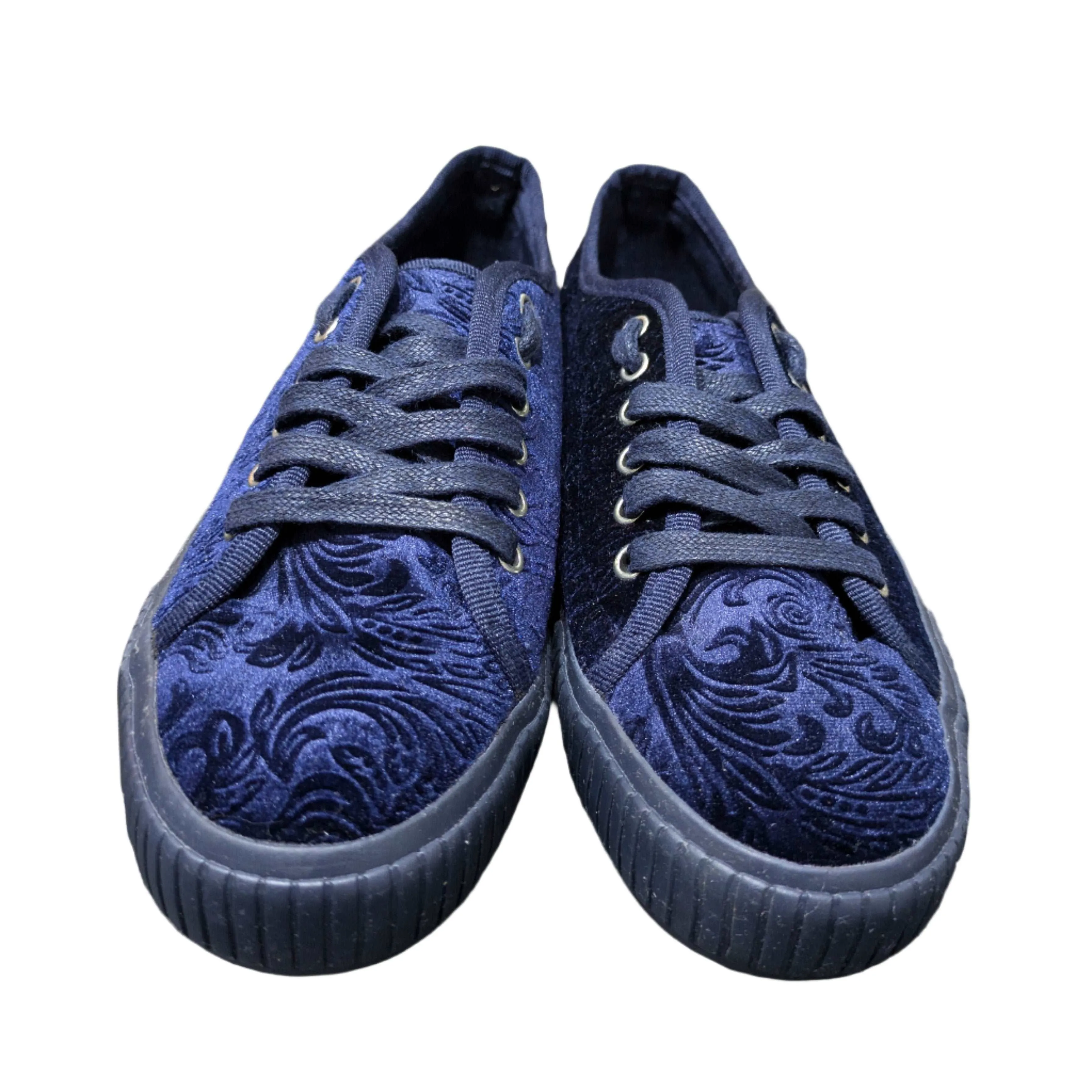 Blue Velvet Eco-Designed Loafer Style Trainers - Size UK 5 / EU 38 / US 7