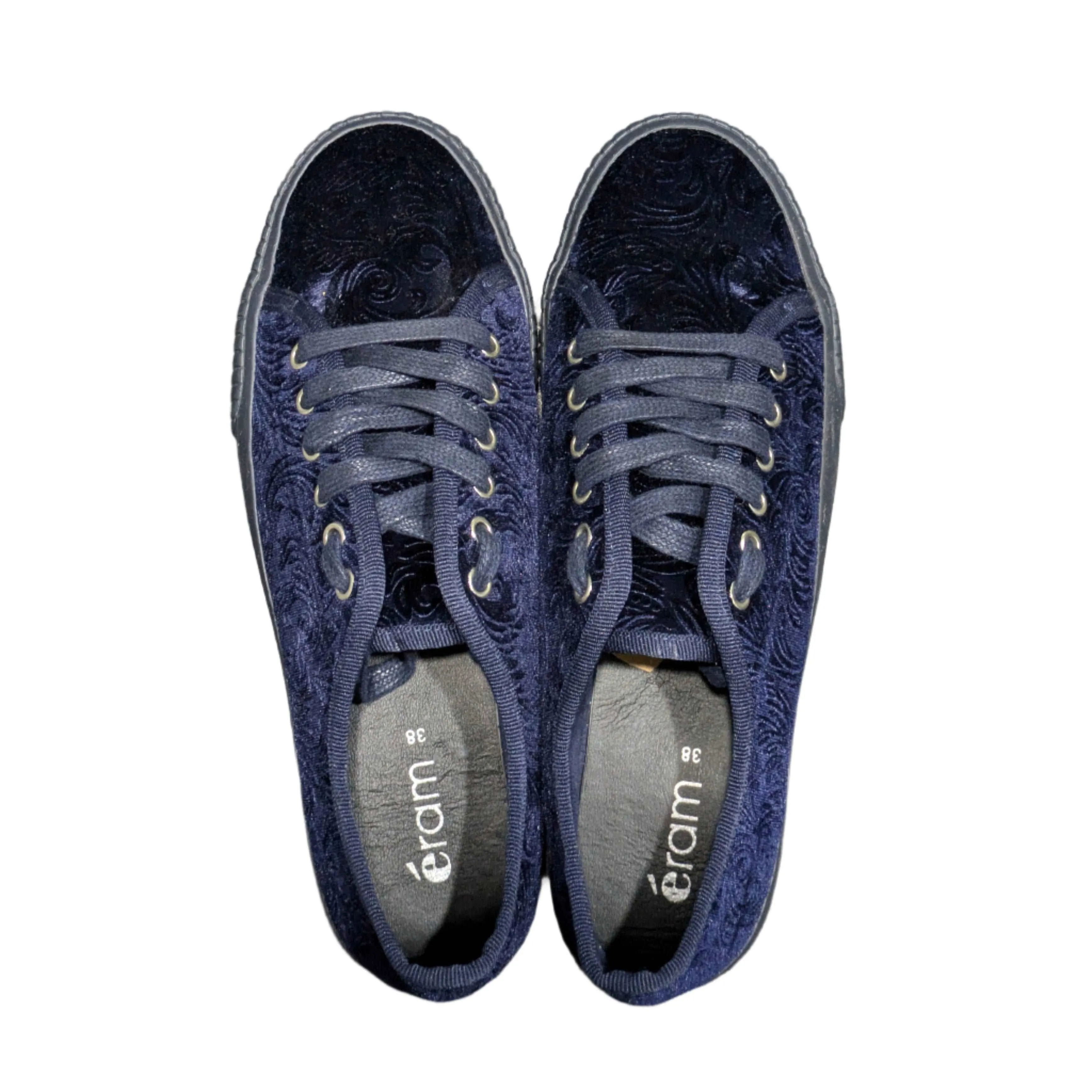 Blue Velvet Eco-Designed Loafer Style Trainers - Size UK 5 / EU 38 / US 7