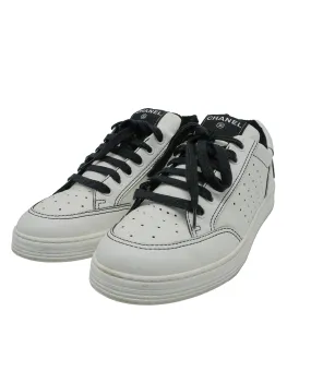 Chanel Black and White Sneakers 40 RJC3376