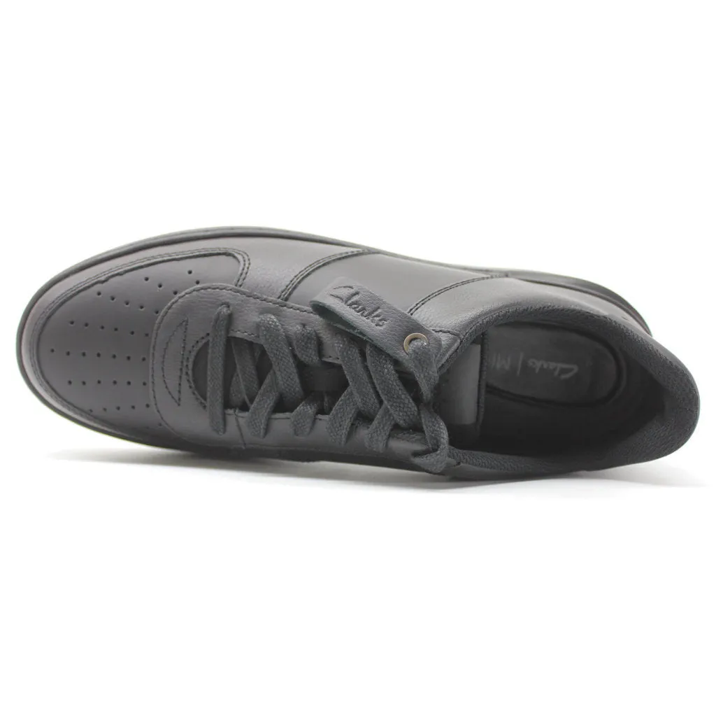 Clarks CourtLite Tie Leather Men's Low-Top Retro Trainers