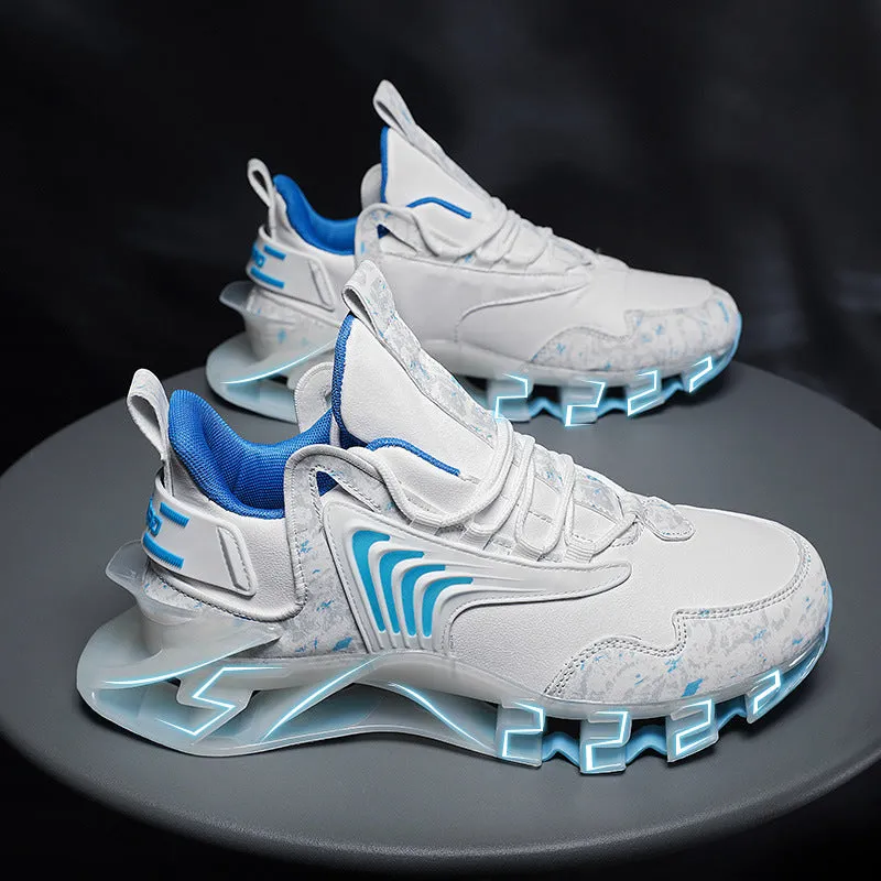 Cool Men Running Sneakers Mesh Breathable Sports Shoes Fashion Anti-Skid Walking Footwear Shoes | Brodtica.com