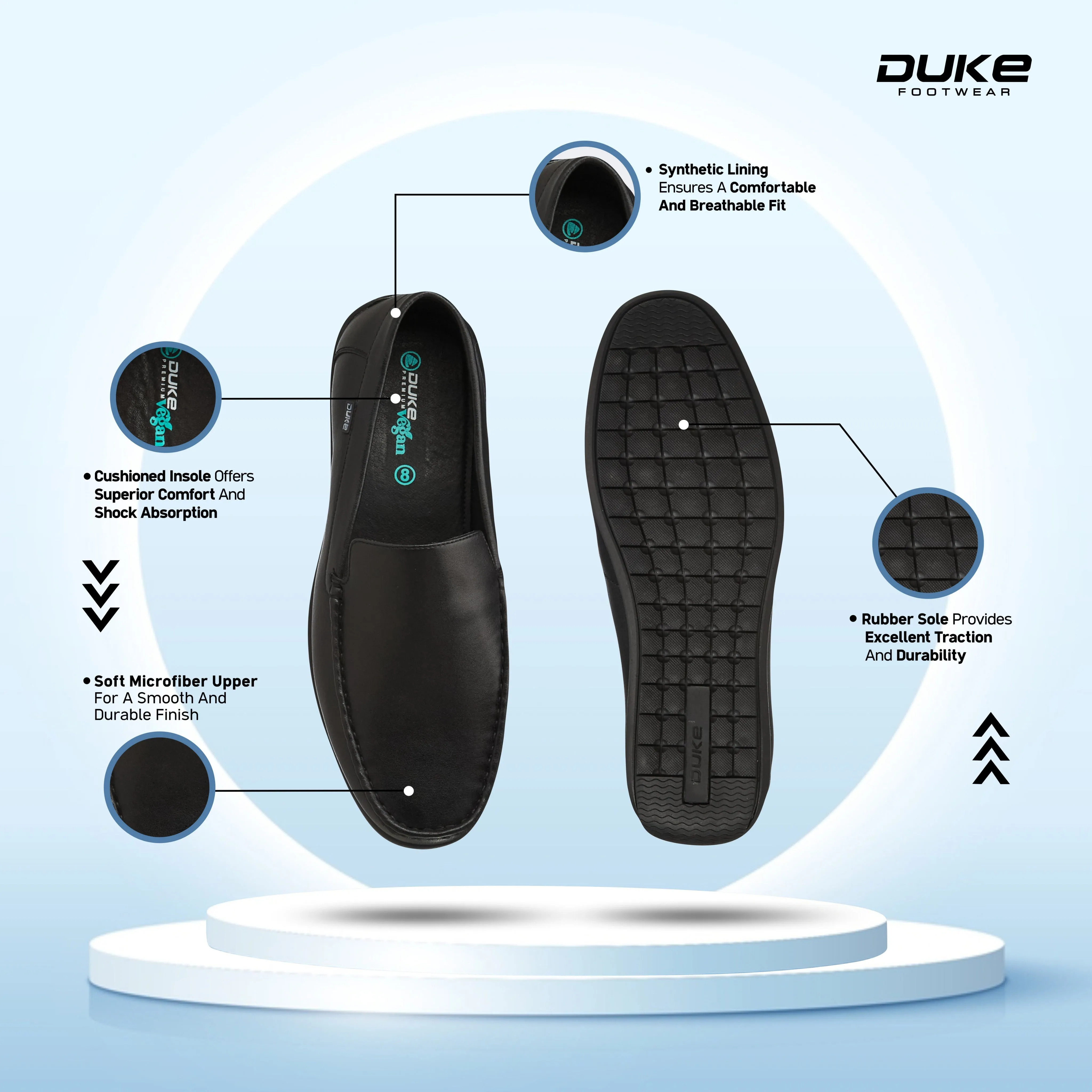 Duke Men'S Minimal Loafers (FWOL4038)