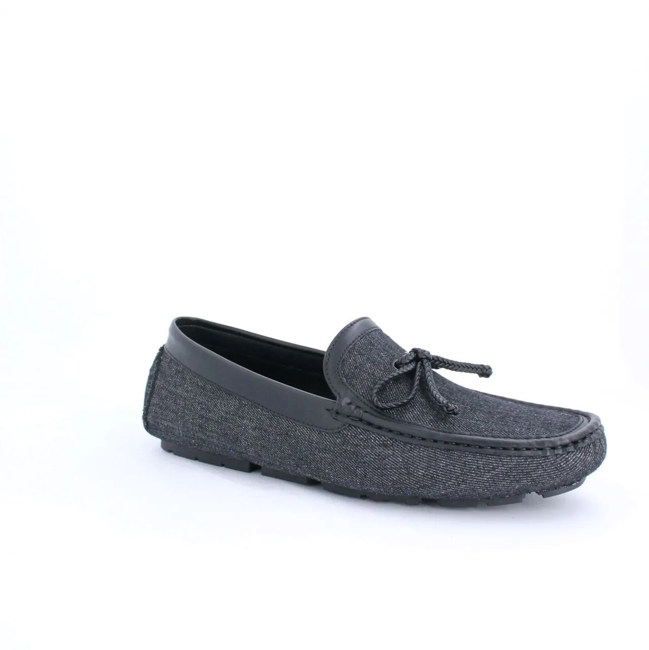 ERNIE MENS LOAFERS-BLACK