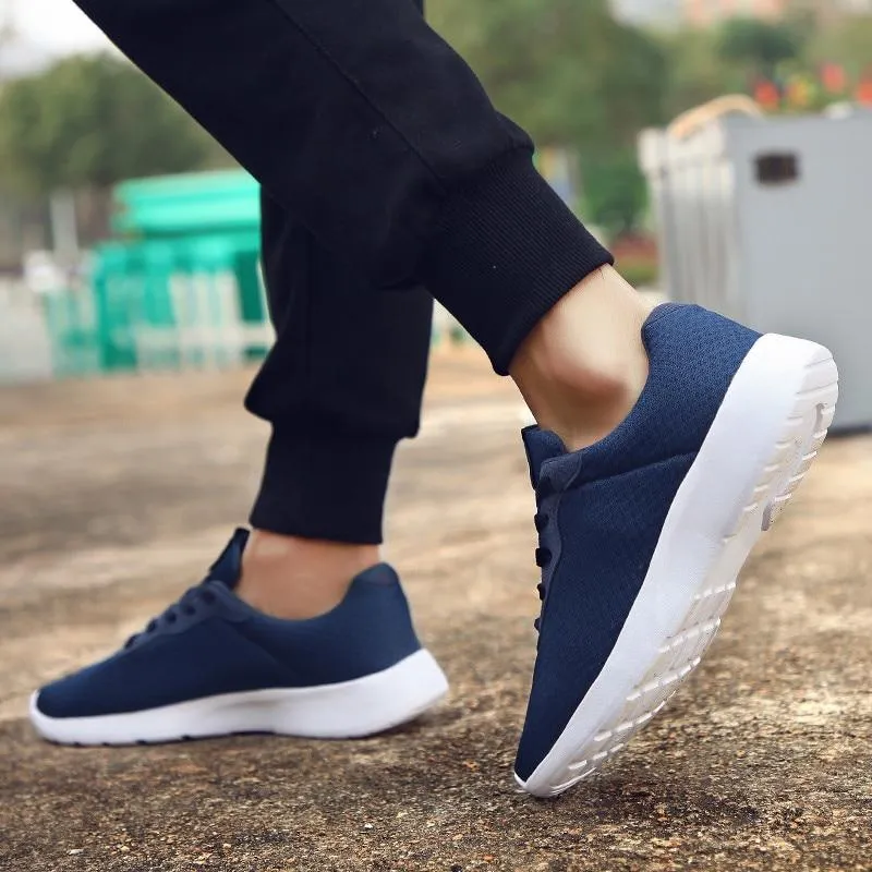 Fashion Mens Casual Shoes Male Sneakers Lightweight Breathable Tenis flats comfortable travel cover