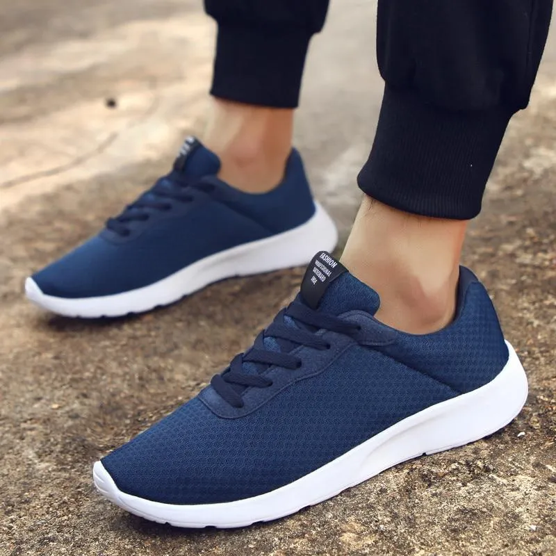 Fashion Mens Casual Shoes Male Sneakers Lightweight Breathable Tenis flats comfortable travel cover