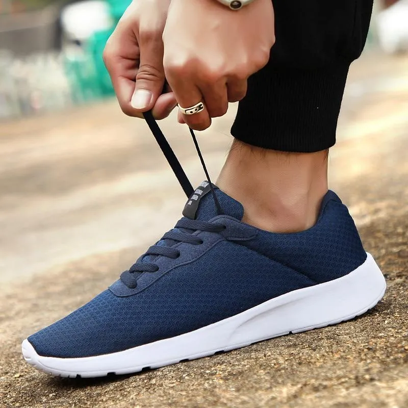 Fashion Mens Casual Shoes Male Sneakers Lightweight Breathable Tenis flats comfortable travel cover