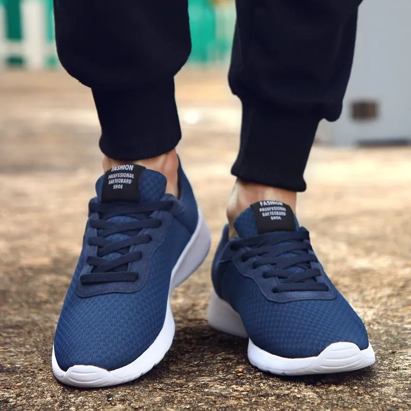 Fashion Mens Casual Shoes Male Sneakers Lightweight Breathable Tenis flats comfortable travel cover