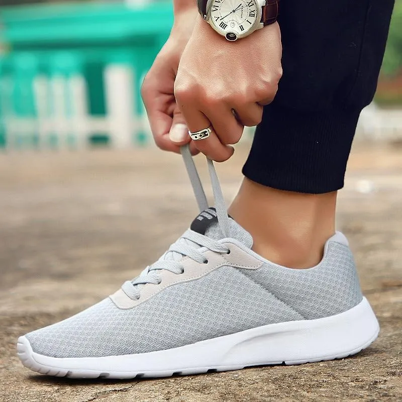 Fashion Mens Casual Shoes Male Sneakers Lightweight Breathable Tenis flats comfortable travel cover