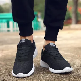 Fashion Mens Casual Shoes Male Sneakers Lightweight Breathable Tenis flats comfortable travel cover