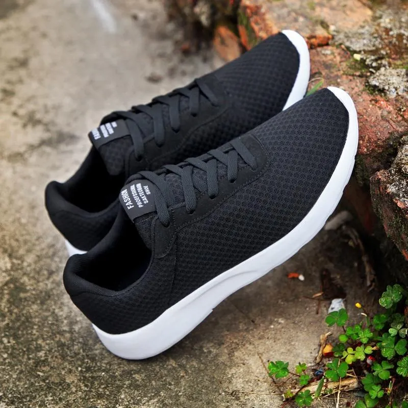 Fashion Mens Casual Shoes Male Sneakers Lightweight Breathable Tenis flats comfortable travel cover