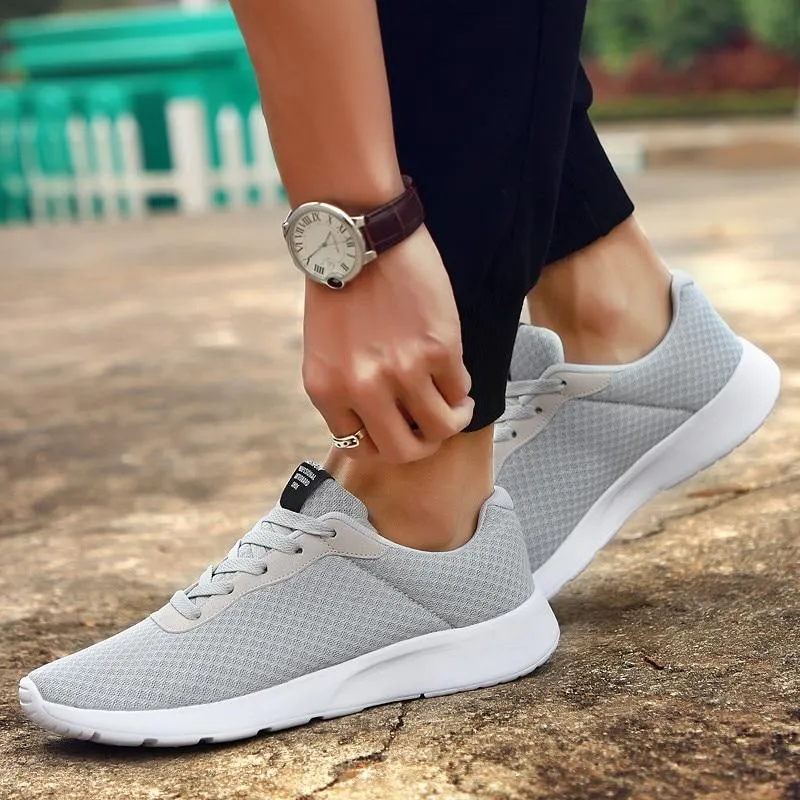 Fashion Mens Casual Shoes Male Sneakers Lightweight Breathable Tenis flats comfortable travel cover