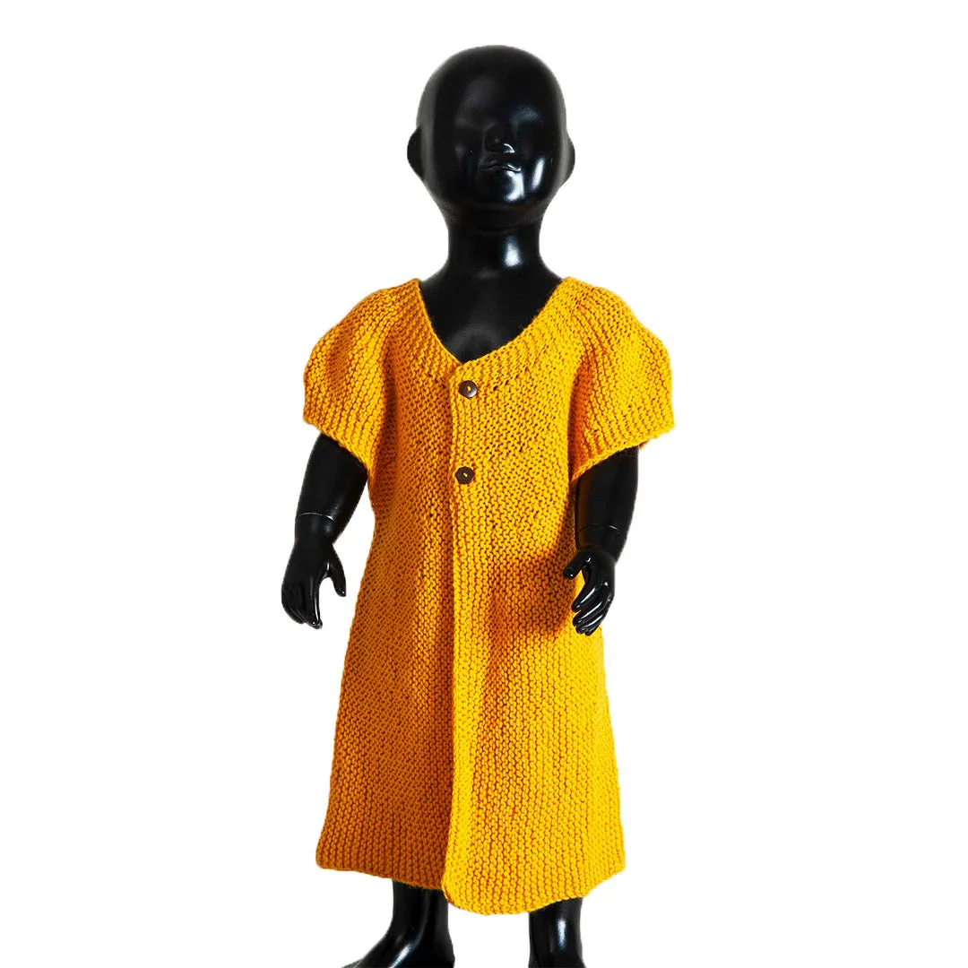 Frock  Classic Rose  | For Baby Girl | 100% Organic Wool | Size-3 Years