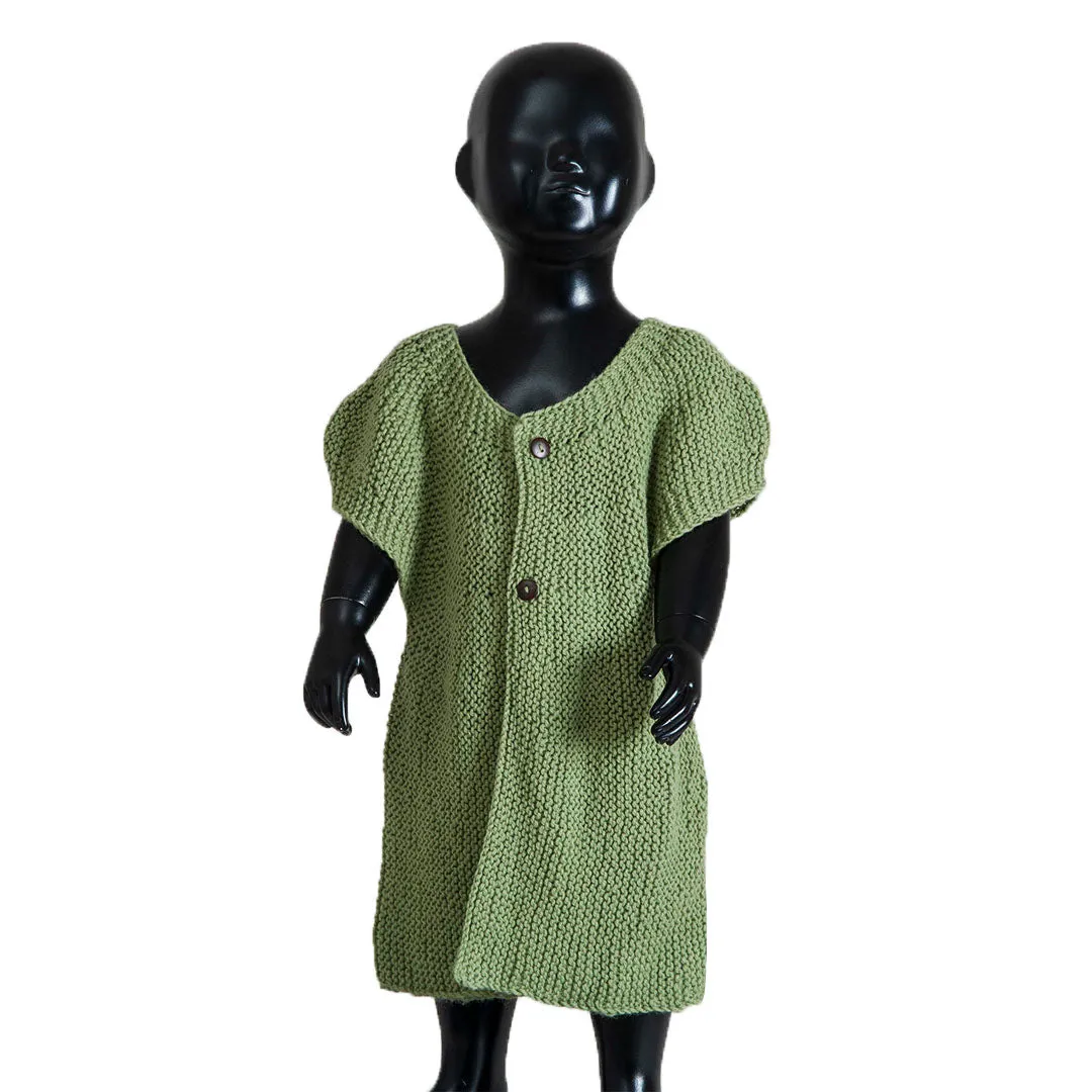 Frock  Classic Rose  | For Baby Girl | 100% Organic Wool | Size-3 Years