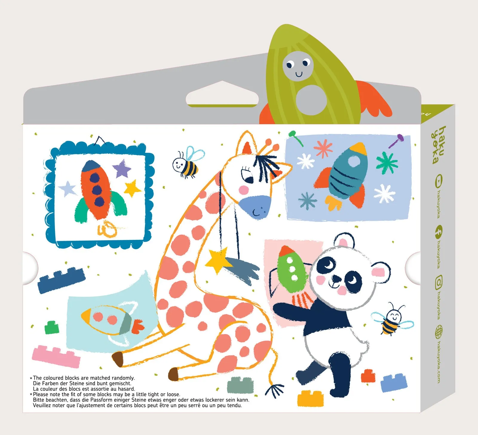 Haku Yoka: Block Crayons - Rocket