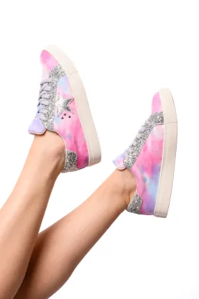Hey Girl Supernova Sneakers in Pastel Tie Dye