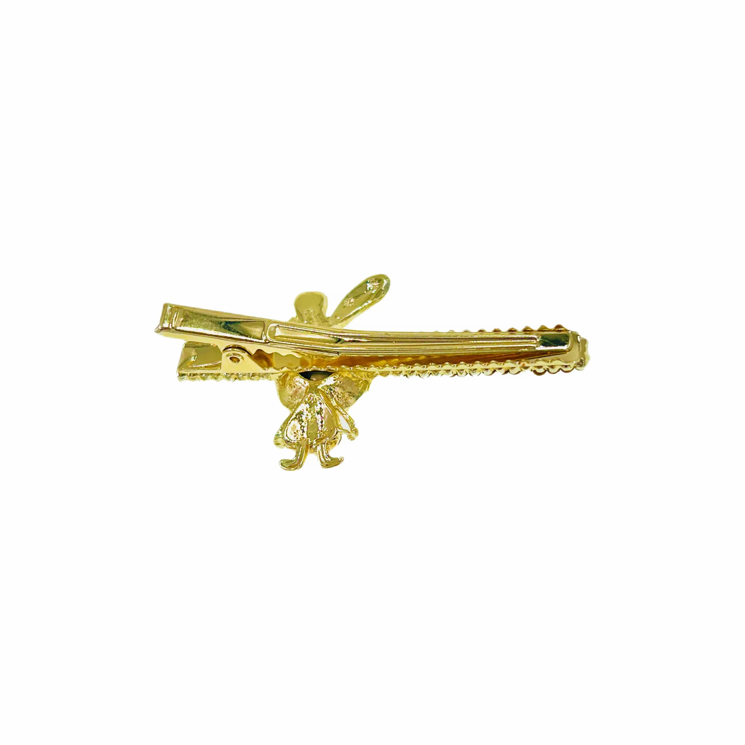Honey Butler Gold Bunny Hair Clip Austrian Crystals Clamp Alligator Pelican Beak Hairpin C12
