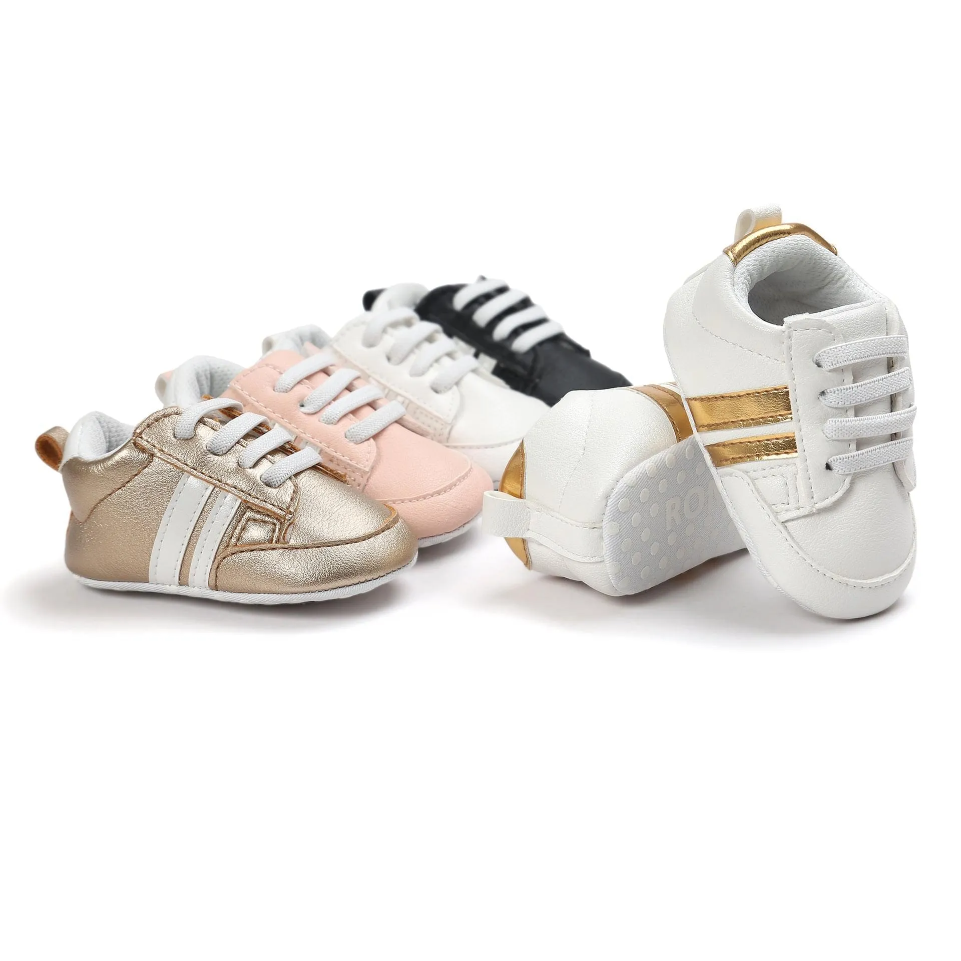 Infant PU Leather Non-slip Soft Sneakers - GlamzLife