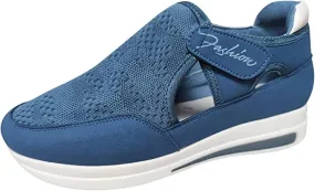 Lausiuoe Walking Shoes Women Women's Fashion Canvas Shoes Round Toe Lightweight Non-Slip Flat Sneakers Classic Casual Fall Low Top Soft Comfort Breathable Slip On Walking Loafers