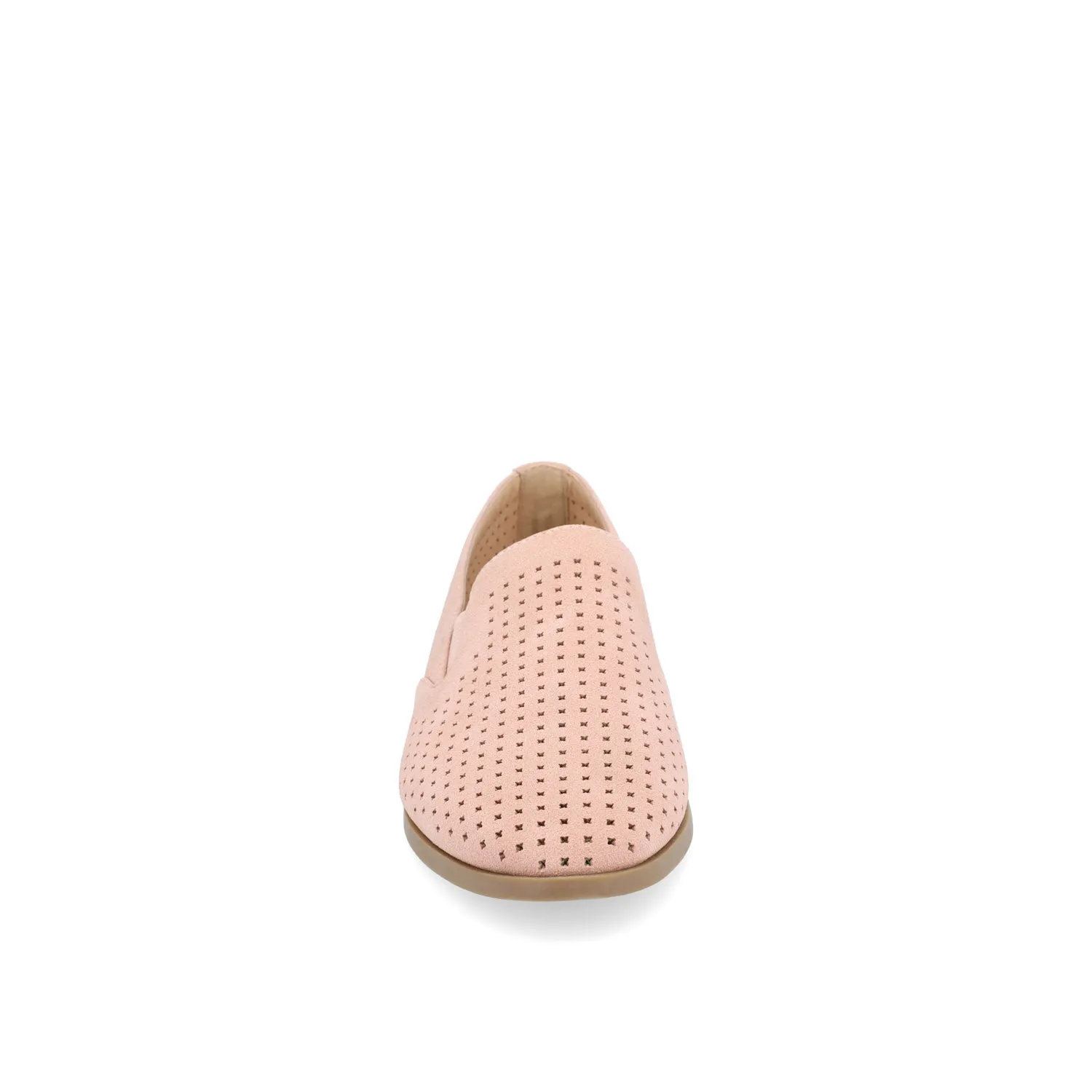 LUCIE LOAFER FLATS IN FAUX SUEDE