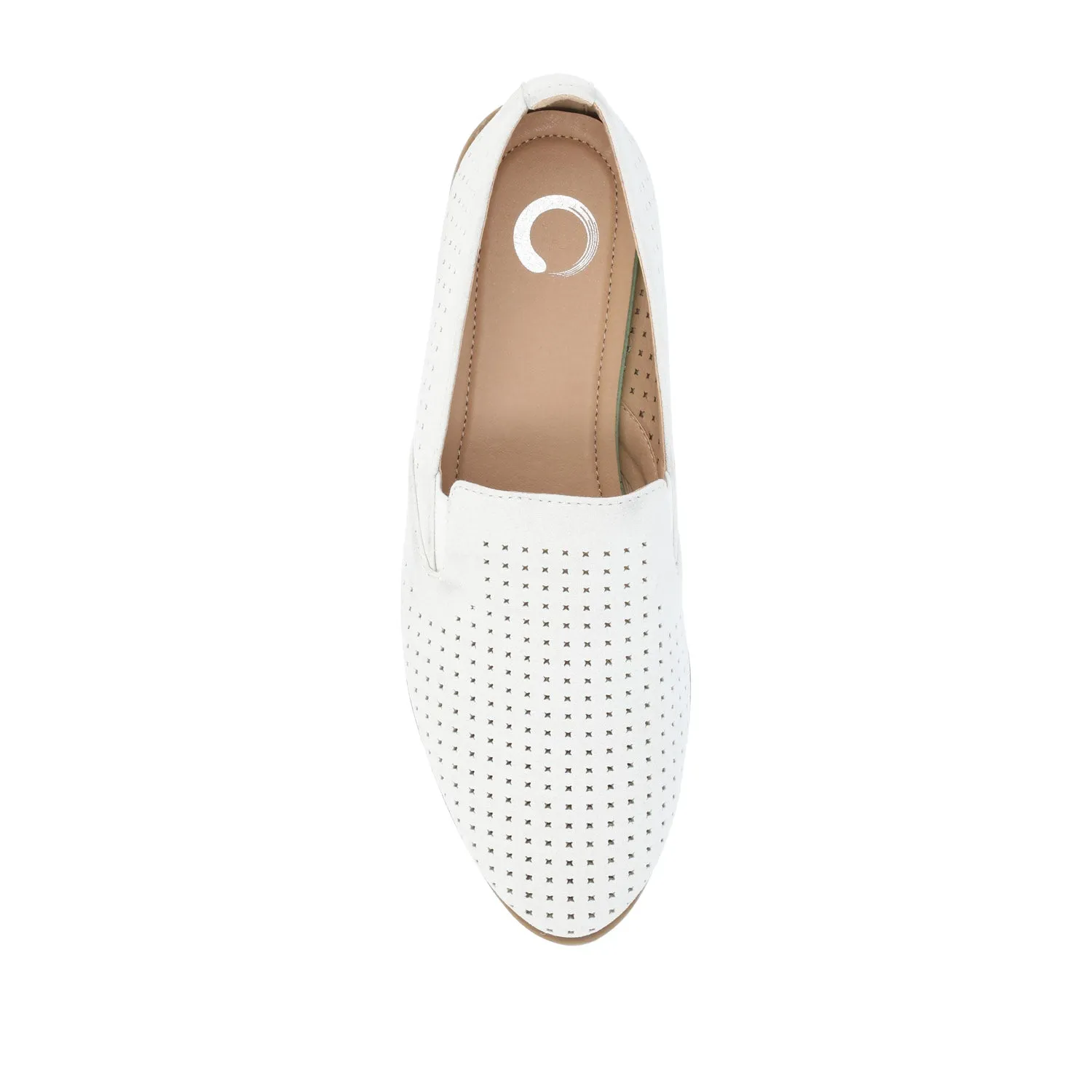 LUCIE LOAFER FLATS IN FAUX SUEDE