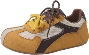 MAIITRIP Women's Memory Foam Sneakers,Lightweight Lace-Up Non-Slip Casual Shoes for Walking, Running,Tennis & Gym,Breathable Spring Athletic Footwear with Dressy Comfort for Travel, Everyday Wear