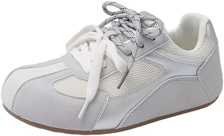 MAIITRIP Women's Memory Foam Sneakers,Lightweight Lace-Up Non-Slip Casual Shoes for Walking, Running,Tennis & Gym,Breathable Spring Athletic Footwear with Dressy Comfort for Travel, Everyday Wear