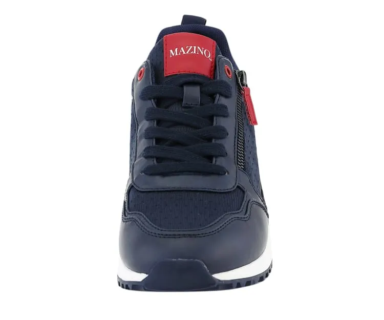 Mazino Spinel Classic Trainers Men’s Black White Sneakers
