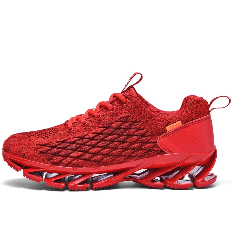 Men&#39;s Shoes Breathable Mesh Lace Running Shoes Outdoor Fitness Training Sports Shoes Non-slip Wear-resistant Casual Couple Shoes
