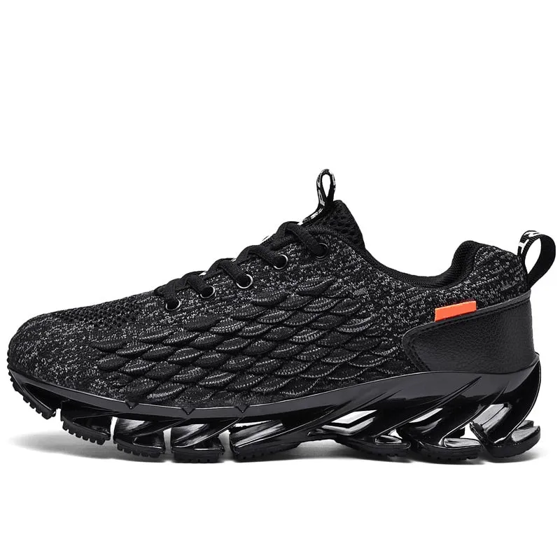 Men&#39;s Shoes Breathable Mesh Lace Running Shoes Outdoor Fitness Training Sports Shoes Non-slip Wear-resistant Casual Couple Shoes