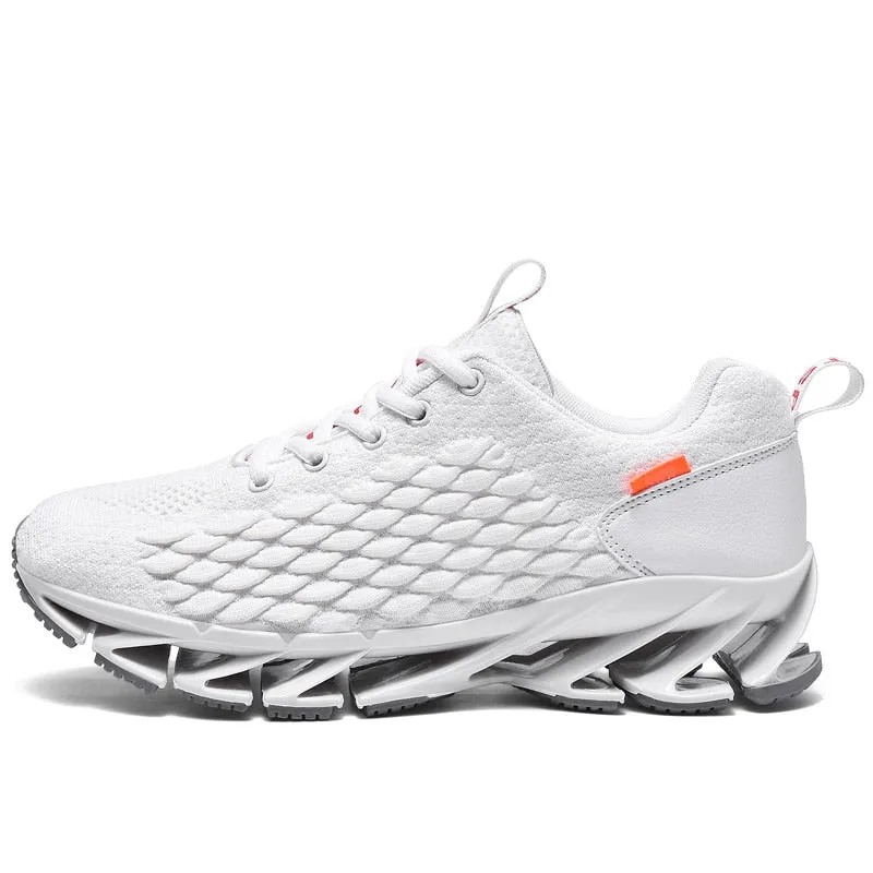 Men&#39;s Shoes Breathable Mesh Lace Running Shoes Outdoor Fitness Training Sports Shoes Non-slip Wear-resistant Casual Couple Shoes