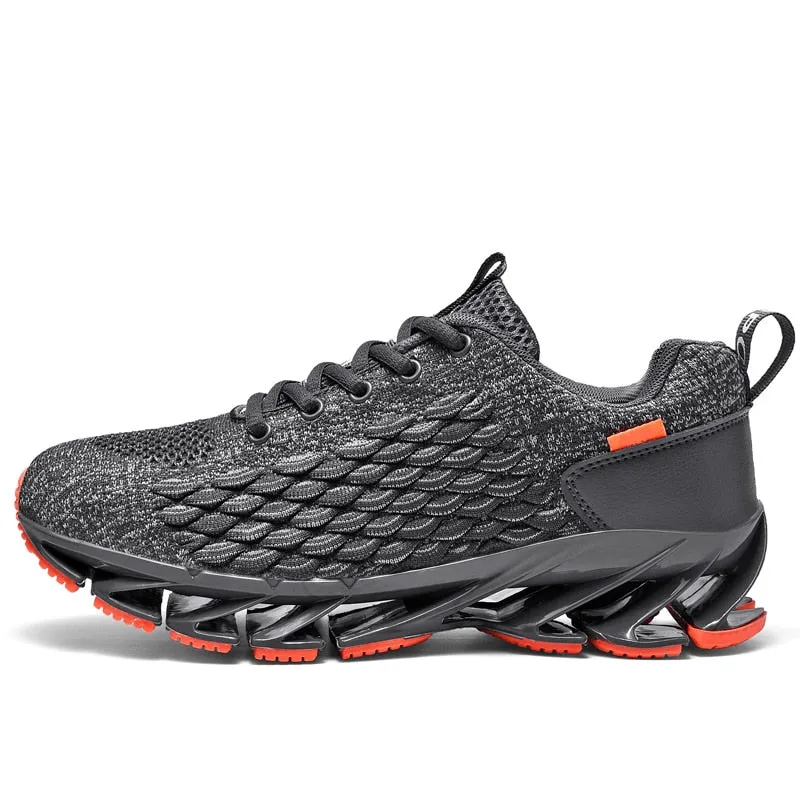 Men&#39;s Shoes Breathable Mesh Lace Running Shoes Outdoor Fitness Training Sports Shoes Non-slip Wear-resistant Casual Couple Shoes