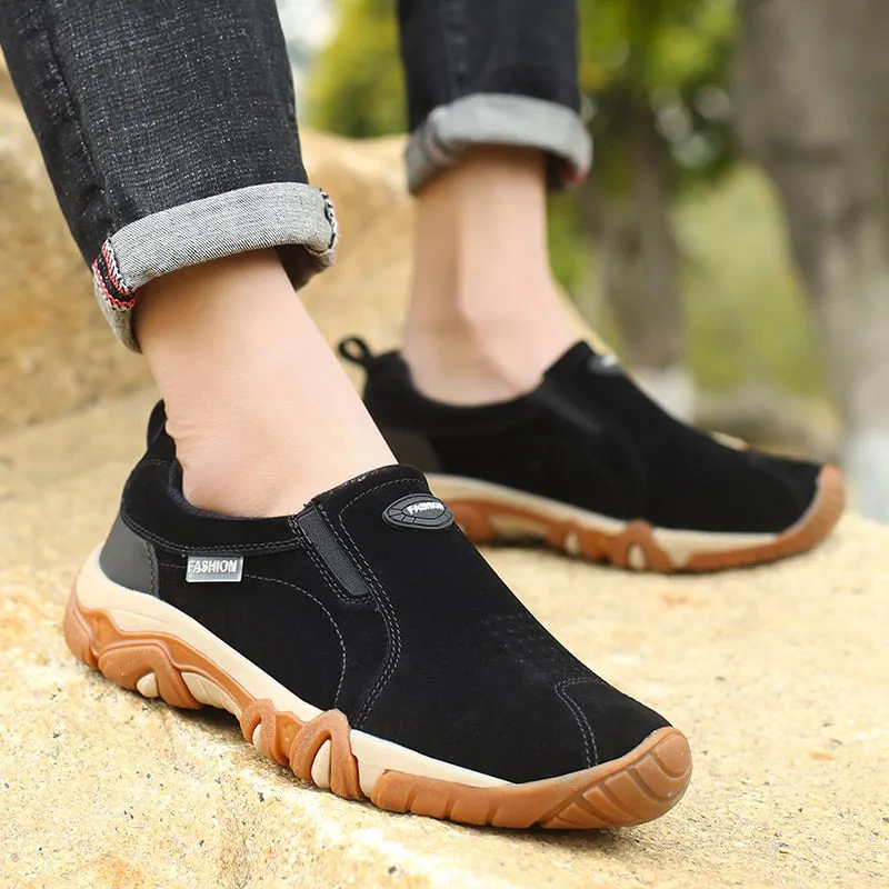 Men's Autumn Casual Breathable Leather Loafers