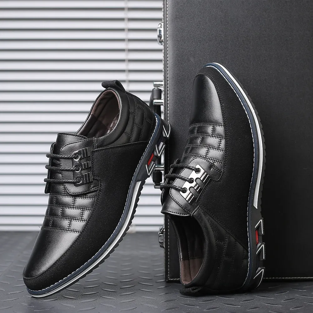 Men's Casual Leather Slip-Ons | Plus Size