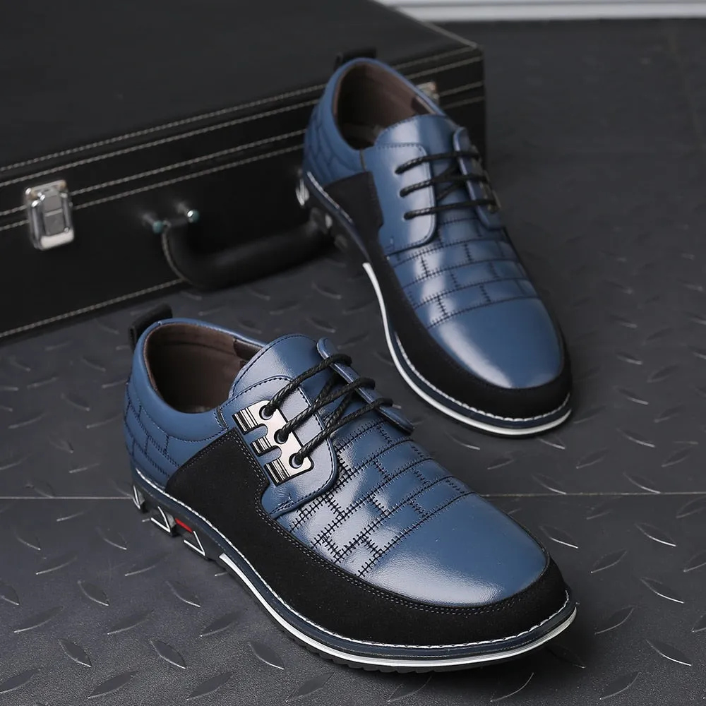 Men's Casual Leather Slip-Ons | Plus Size