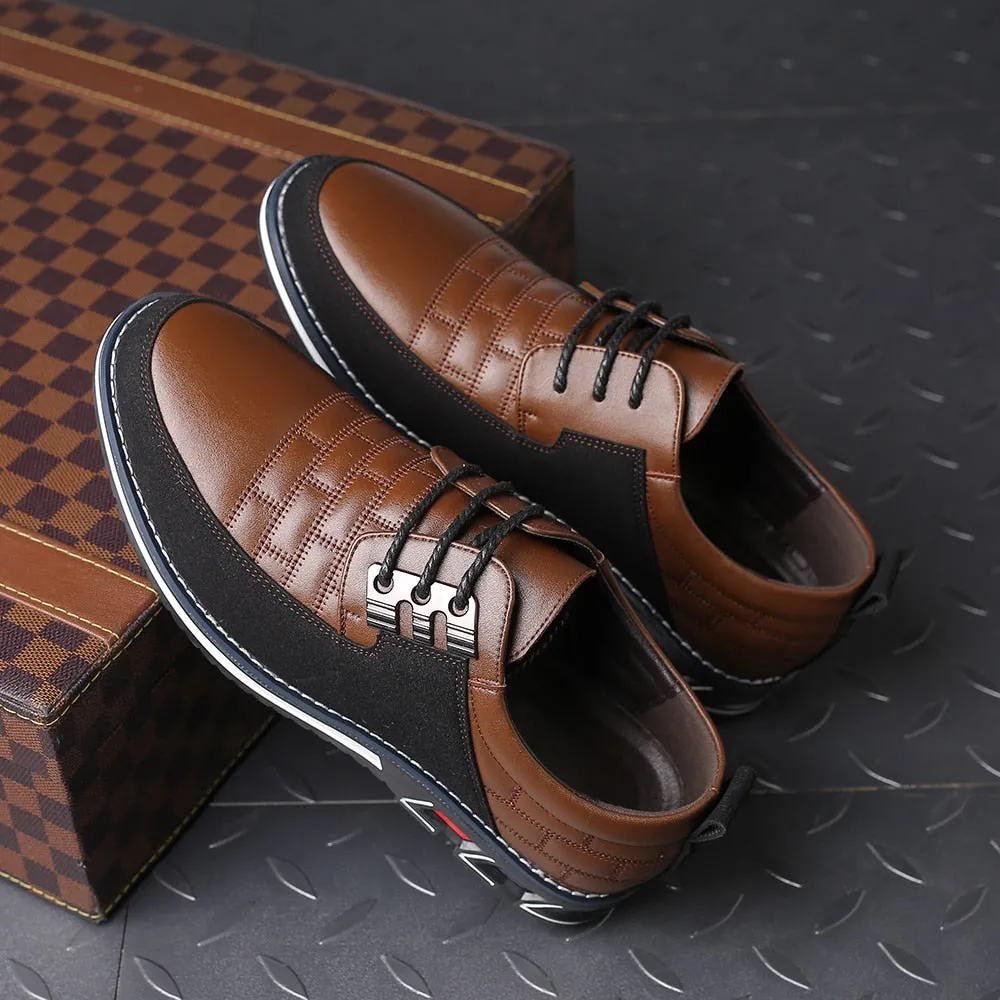 Men's Casual Leather Slip-Ons | Plus Size
