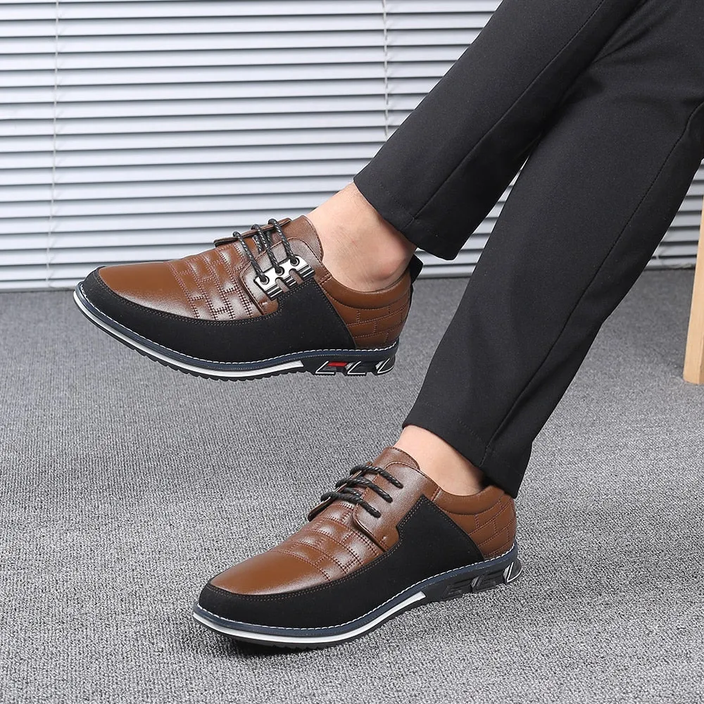 Men's Casual Leather Slip-Ons | Plus Size