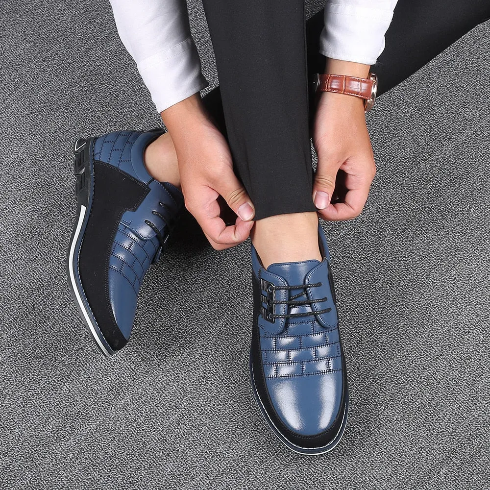Men's Casual Leather Slip-Ons | Plus Size