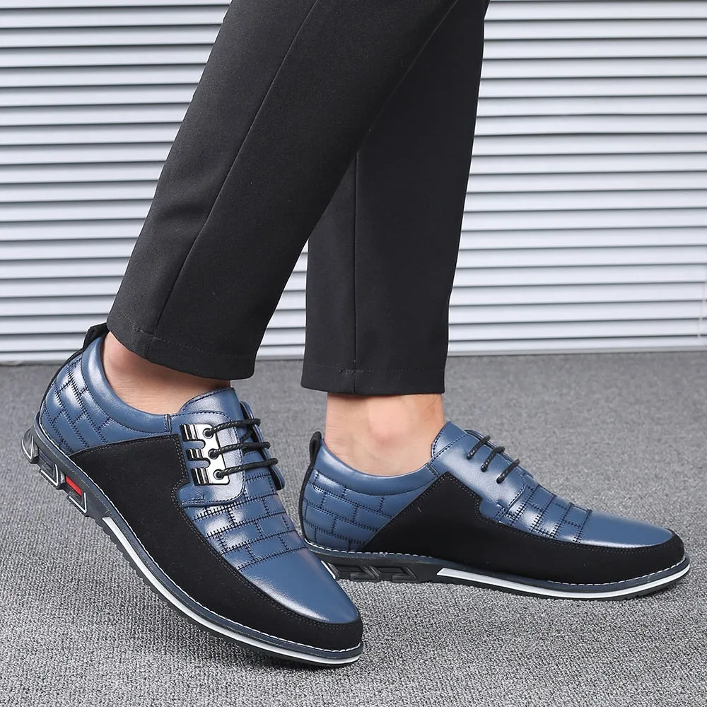 Men's Casual Leather Slip-Ons | Plus Size