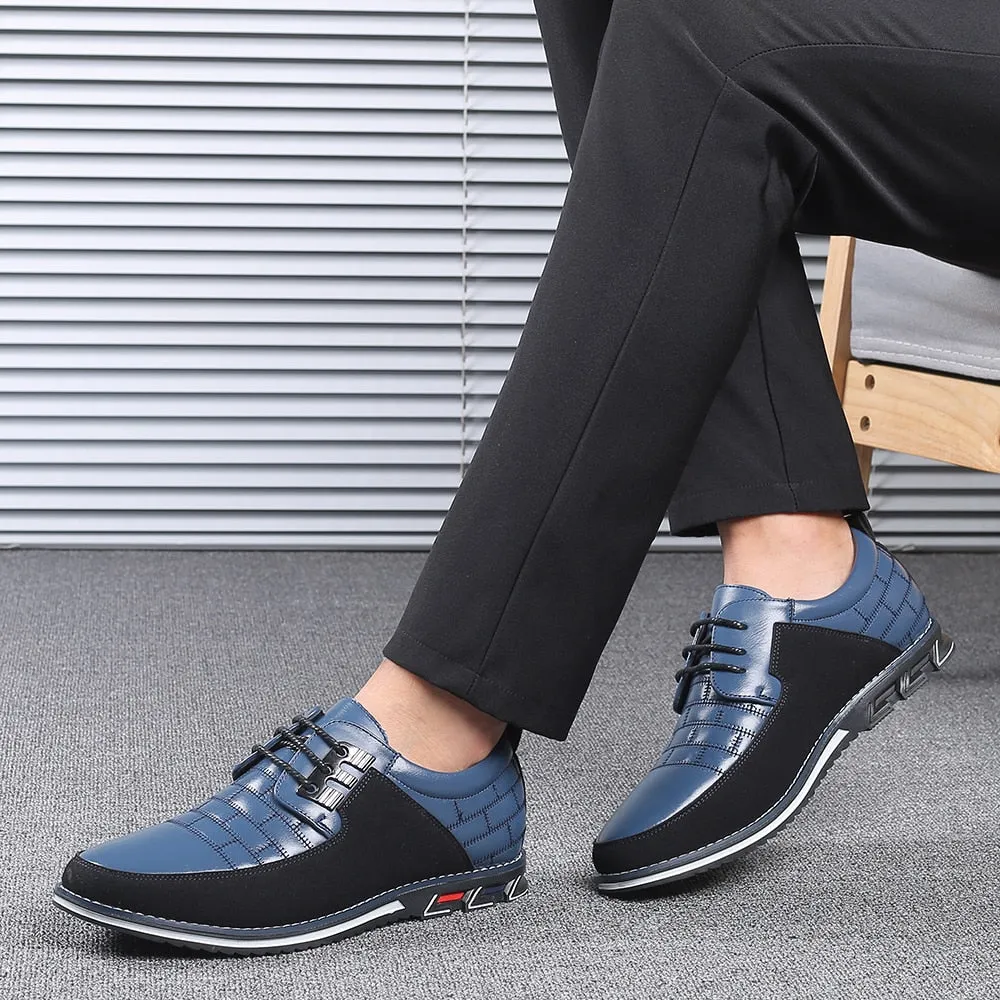 Men's Casual Leather Slip-Ons | Plus Size