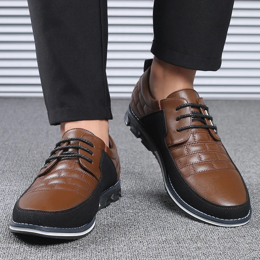 Men's Casual Leather Slip-Ons | Plus Size
