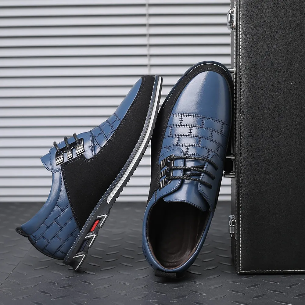 Men's Casual Leather Slip-Ons | Plus Size