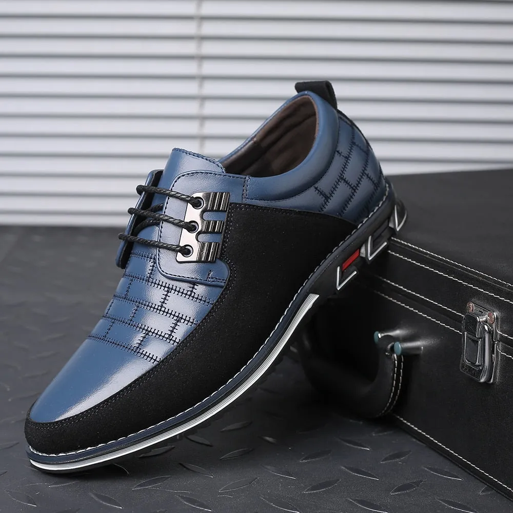 Men's Casual Leather Slip-Ons | Plus Size