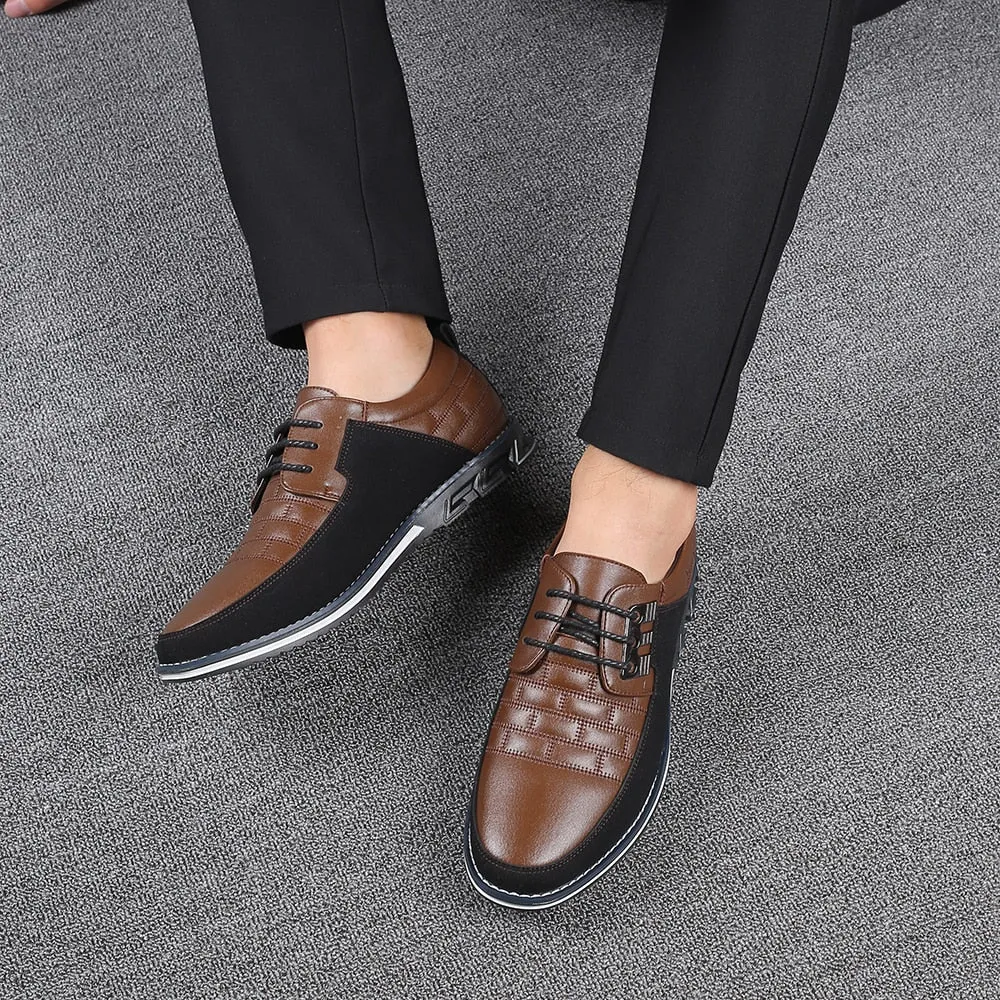 Men's Casual Leather Slip-Ons | Plus Size