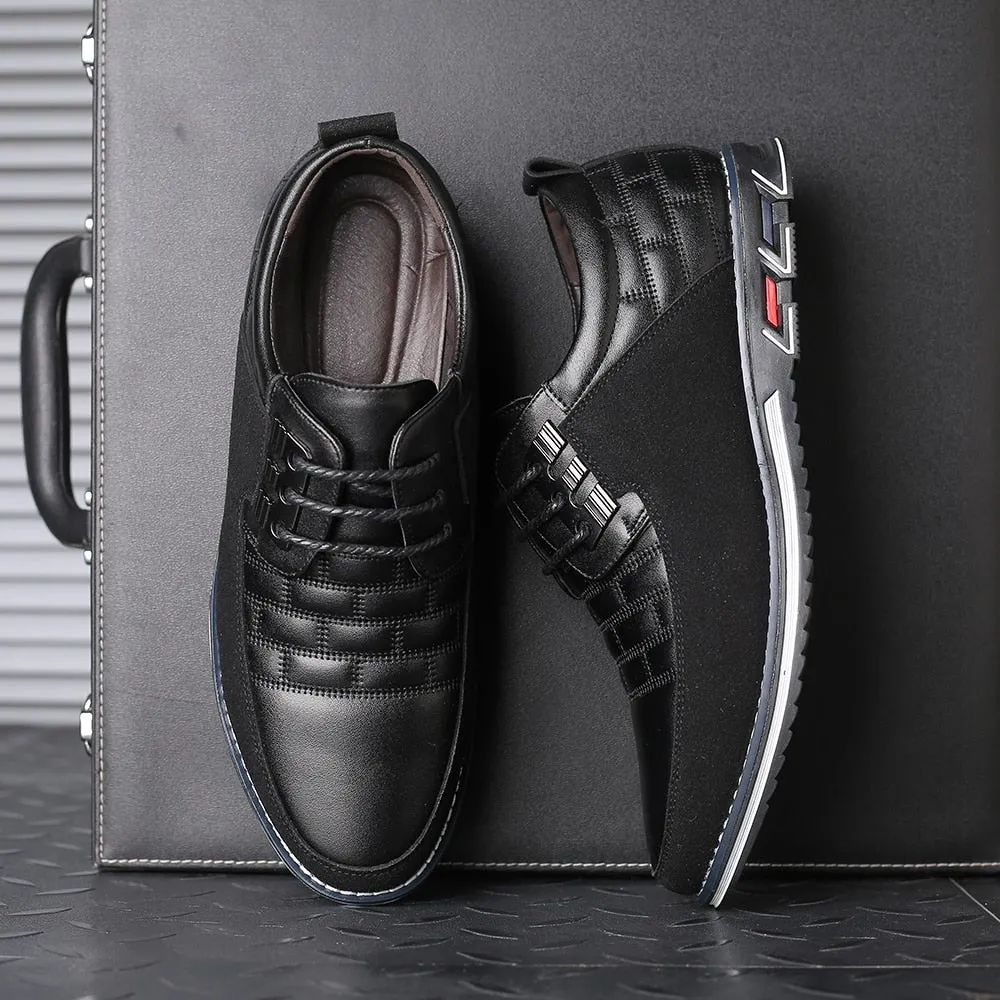 Men's Casual Leather Slip-Ons | Plus Size