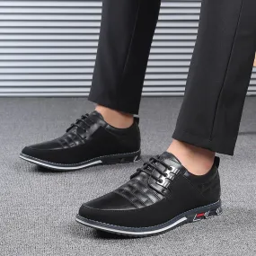 Men's Casual Leather Slip-Ons | Plus Size
